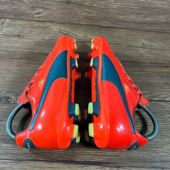 Puma Evo Power 3 Orange Soccer Cleats Men’s Size 7 Athletic Shoes - Picture 2 of 10
